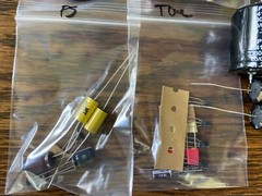 Sherwood S-7100 Complete Rebuild Kit High-Quality Receiver Recap Transistors