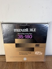 MAXELL XLII 35-180 EE REEL TO REEL Tape 10.5&Prime; METAL REEL Studio Mastering
