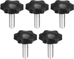 Quick and Easy Installation Carbon Steel Screw Knob – Durable – Pack of 5