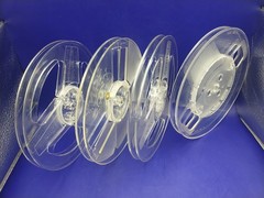 Lot Of Four (4) PLASTIC EMPTY TAKE-UP REELS 7 INCH Scotch Sony Unbranded👍 Nice