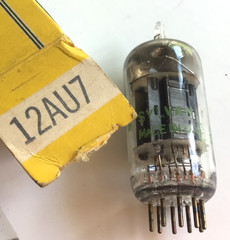 Mixed Makes Lot of 4 12AU7A 12AU7 Radio Vacuum Tubes All Test Good RCA Amperex +