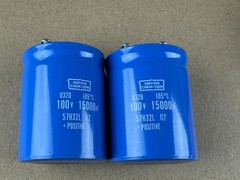 2 New McIntosh MC250 MC2505 Main Filter Capacitors 15000 uf 100v
