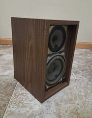 Videoton Minimax II Bookshelf Speaker Hungary Eastern Bloc LS3/5A Working RARE