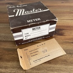 Vintage Microamperes D.C. Gauge Meter by Masters Instruments, Australia – BOXED
