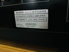 Excellent condition Sony TA-F333ESXII – mark 2 ES series high end amplifier