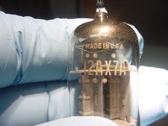 General Electronics GE 12AX7A TUBE PAIR (circa 60s strong tested) LG*****