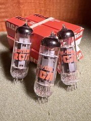 6BQ5 / EL84 RCA Vintage Vacuum Tubes Lot Of 3