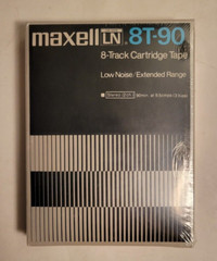 Maxell LN 8T-90 8-Track Cartridge Tape