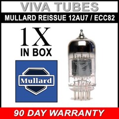 Brand New In Box Gain Tested Mullard Reissue 12AU7 ECC82 Vacuum Tube