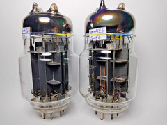 2 pcs USED 6S33S HIGH-QUALITY AUDIOPHILE TUBE MATCHED PAIR