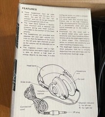 NOS Vintage Pioneer headphones se 650
