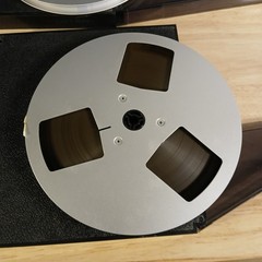 Pair of Vintage 7&Prime; Aluminum Tape Reels for Akai GX-77 Reel to Reel Tape Deck