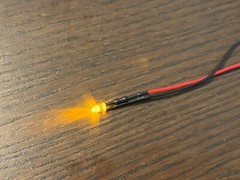 5 New YELLOW Wired 5mm LED Lights for Marantz Sansui Pioneer 6V-12v AC/DC 8v