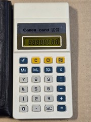 Canon Card LC-32 Vintage Pocket Size Calculator in Box – Working