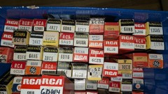 Lot of 111 Vintage Vacuum Tubes in Original Boxes RCA Sylvania GE Untested
