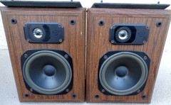 CERWIN VEGA SAT-6S 100W 8OHM SHELF SPEAKERS MADE IN USA TESTED WORKING