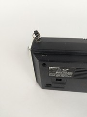 Panasonic RF-519 FM-AM Vintage Portable Radio Black Japan WORKS No Antenna