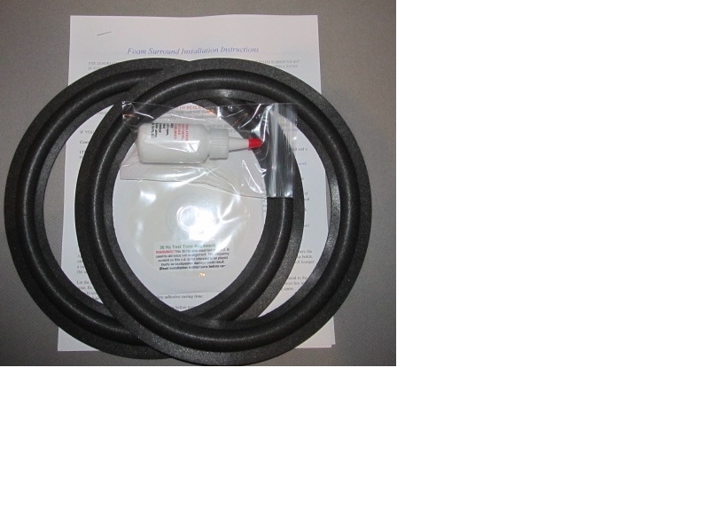 Acoustic Research AR 2AX, 5, 12, 14, 9LS Foam Surround Speaker Repair Kit 10&Prime;