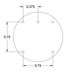 Capacitor Adapter 3/4&Prime; Square Tek Tektronix TM501 Power Supply Recap (x3)
