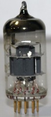 E88CC TESLA Gold Pin Top O Getter Made in Czechoslovakia Amplitrex Tested