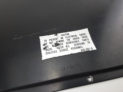 PIONEER SX-1250 RECEIVER PARTS: METAL BOTTON COVER