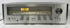 VTG Hitachi SR-503 AM/FM Stereo Receiver Wood Case PARTS/REPAIR Left Channel Out
