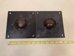 (2) Vintage Braun-a/d/s 2415901 LC5 2&Prime; dome midrange drivers (8ohm)