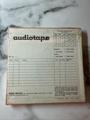 Audiotape Fomula 10 Tape 7&Prime; Reel 1800 Ft. of 1 Mil Mylar Type 1861 NEW Sealed