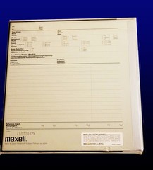 Maxell XLI 35-180B Reel-To-Reel Tape, Best Studio Quality NOS New and Sealed!