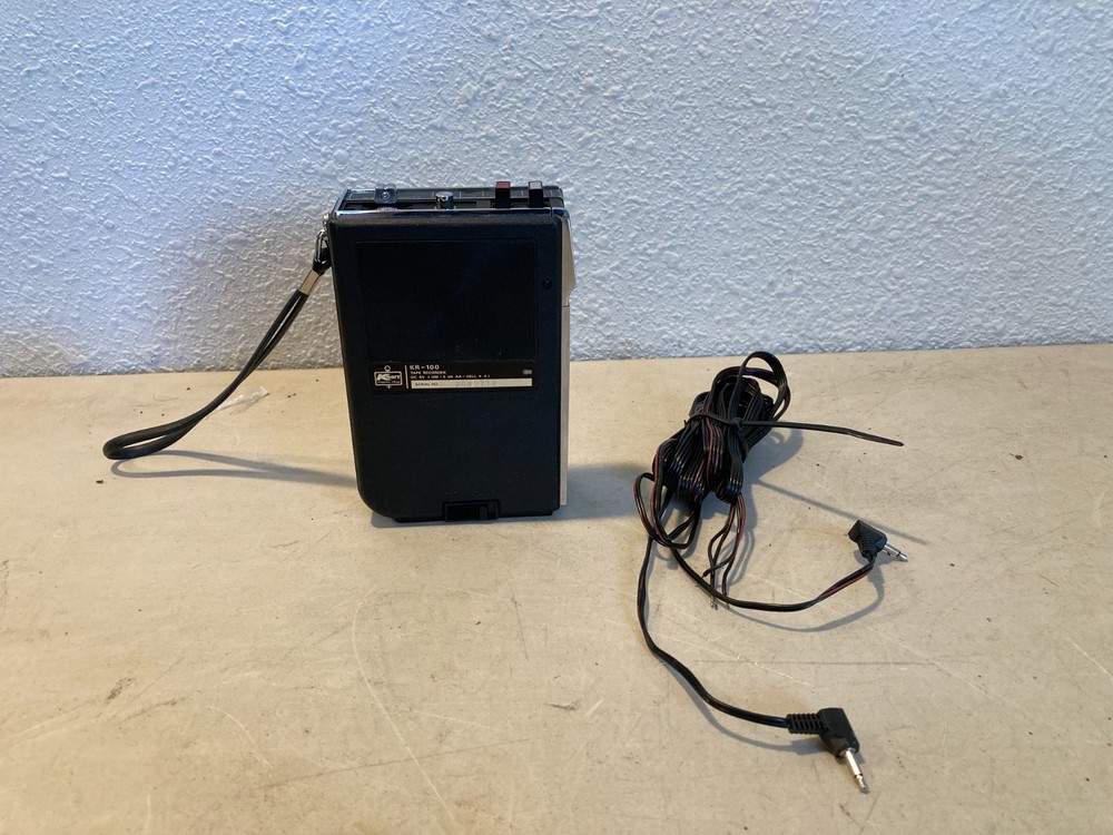Vintage Kmart Cassette Recorder Player Combo Model KR-100 Tape Player