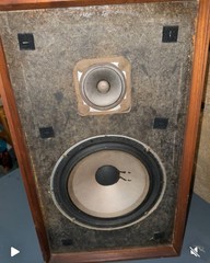 Ultra-Rare Vintage Harman Kardon HK-40 Stratophonic Speaker 10&Prime; Woofer works