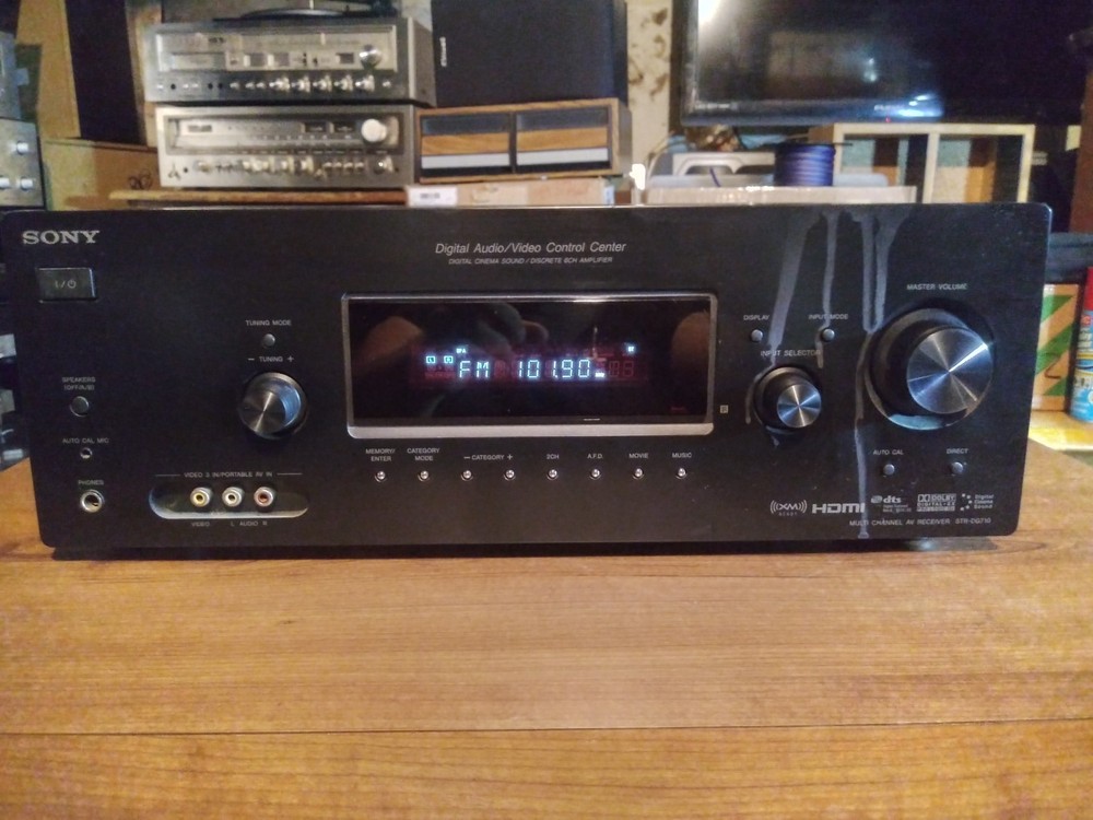 Tested & Working Sony STR-DG710 95w Receiver 6.1 Surround Sound HDMI 1080P NICE!