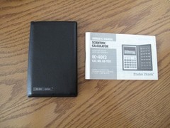 Radio Shack Vintage Solar Calculator EC-4013 w/Manual Tested Works
