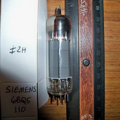 Strong SIEMENS 6BQ5/ EL84 Tube – GERMANY #2H