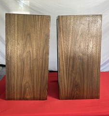 Acoustic Research AR2AX Speakers Pots Professionally Replaced Walnut Veneer
