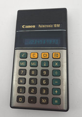 Vintage Canon Palmtronic 10M 1970s Japan Collectors Calculator LD10M2 w/Case