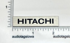 Hitachi Badge Logo Custom Made Aluminum Free Turntable Amplifier Receiver