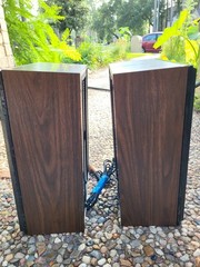 Pair Vintage 70s GE General Electric Speakers Model SC3210 8 Ohm 14×10 Working