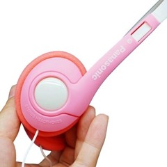 Panasonic Classic Vintage stereo Headphones comfort fit -3.5mm jack -PINK
