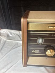 Vtg Table Top Stereo Philips B5X04A 54 Made in Holland Tunes Easy Sounds Great!
