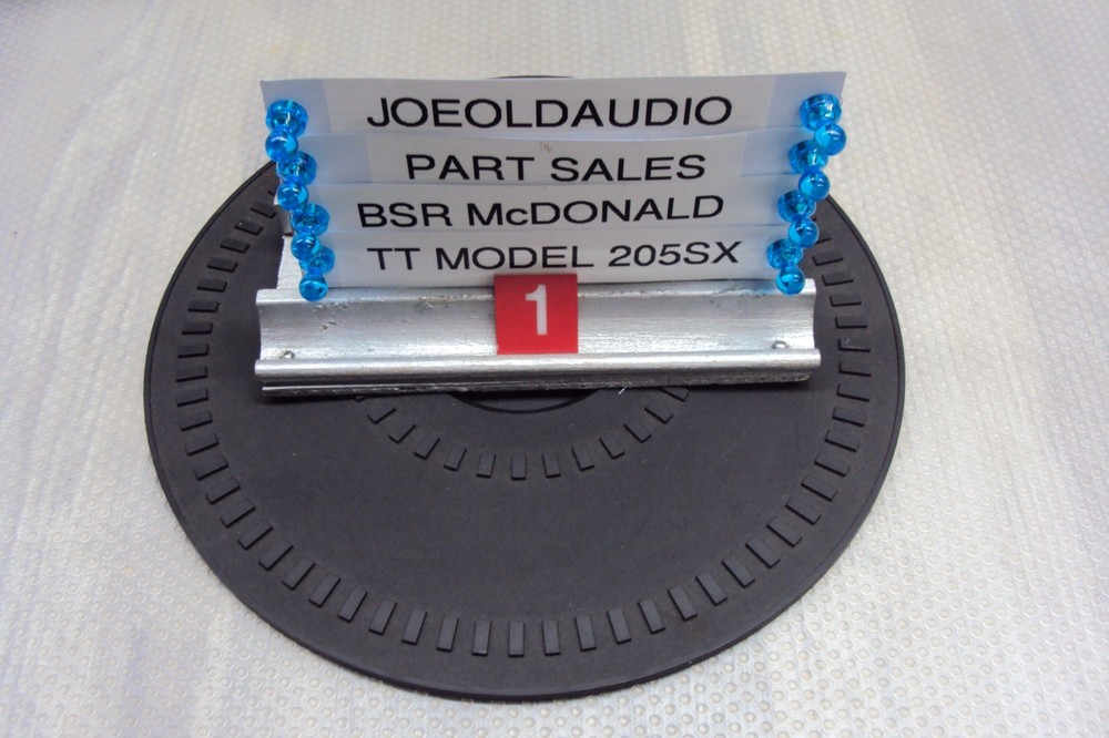 BSR McDONALD 205SX Turntable Rubber Mat Soft & Pliable Parting Out Entire 205SX