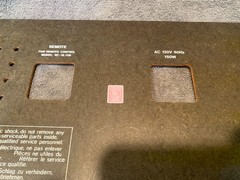 Akai GX-625 Reel to Reel Player Parting Out – Rear Panel