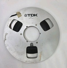 Vintage TDK 10 1/2&Prime; Metal Reel to Reel 1/4&Prime; Tape