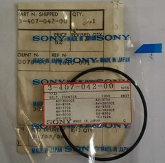 Sony 3-407-042-00 Belt Tape CTR RBR 0837 OEM Japan Counter Vtg 1987