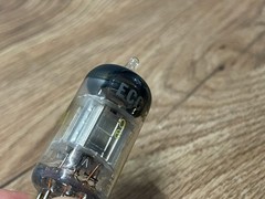 ONE TUNGSRAM ECC83 / 12AX7 SILVER PLATE DOUBLE TRIODES VACUUM AUDIO RADIO TUBE