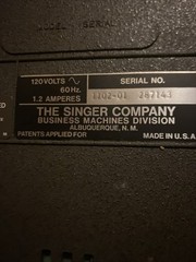 Singer Friden Printing Calculator Machine