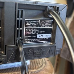 VTG 1993 JCPenney 4 Head VHS VCR Plus Recorder Tested Clean Game Room CRT