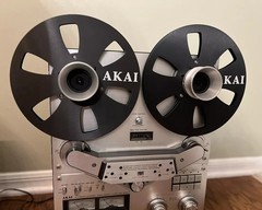 One Pair 10.5 » Black AKAI Tape reel High Quality Aluminum Take Up Reel