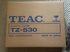 Teac TZ-530 Original Plastic Cover New Old Stock In Box Made In Japan
