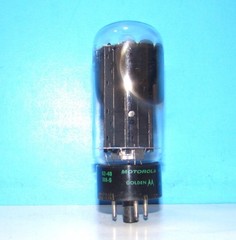 5U4GB Motorola GE radio audio amplifier vintage electron vacuum tube valve 5AS4A